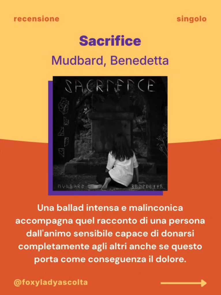 Review Sacrifice by Foxy Lady Music.